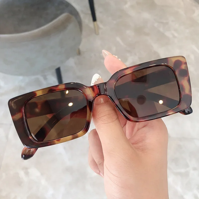 Sunglasses Uv400 - Nowe, modne okulary przeciwsłoneczne w prostokątnym