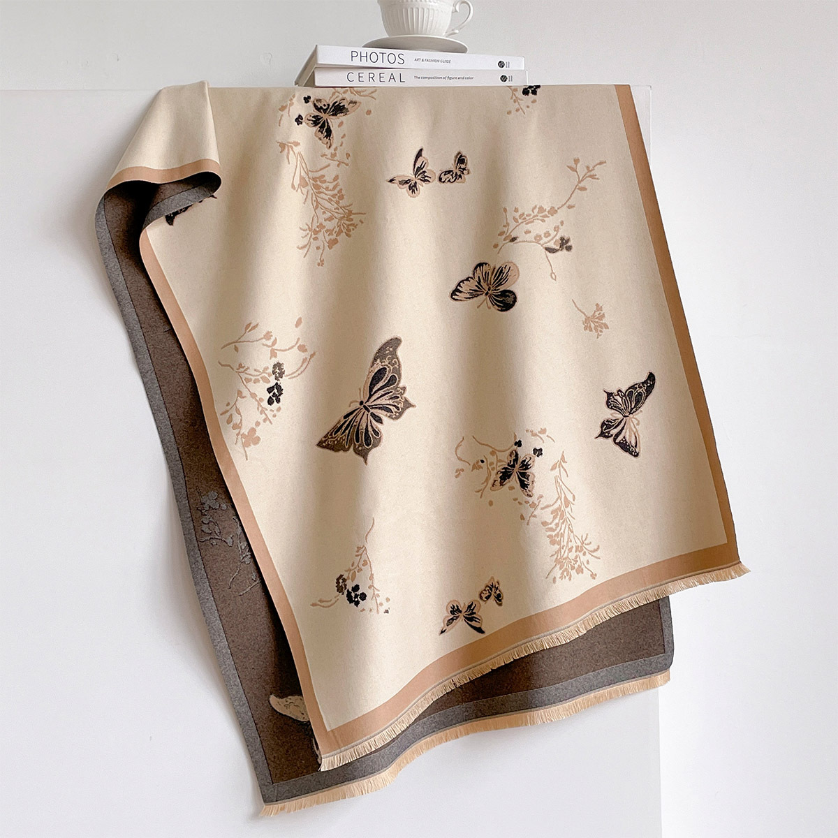 Damski szal z imitacji kaszmir – Cashmere Scarf recenzja i cena